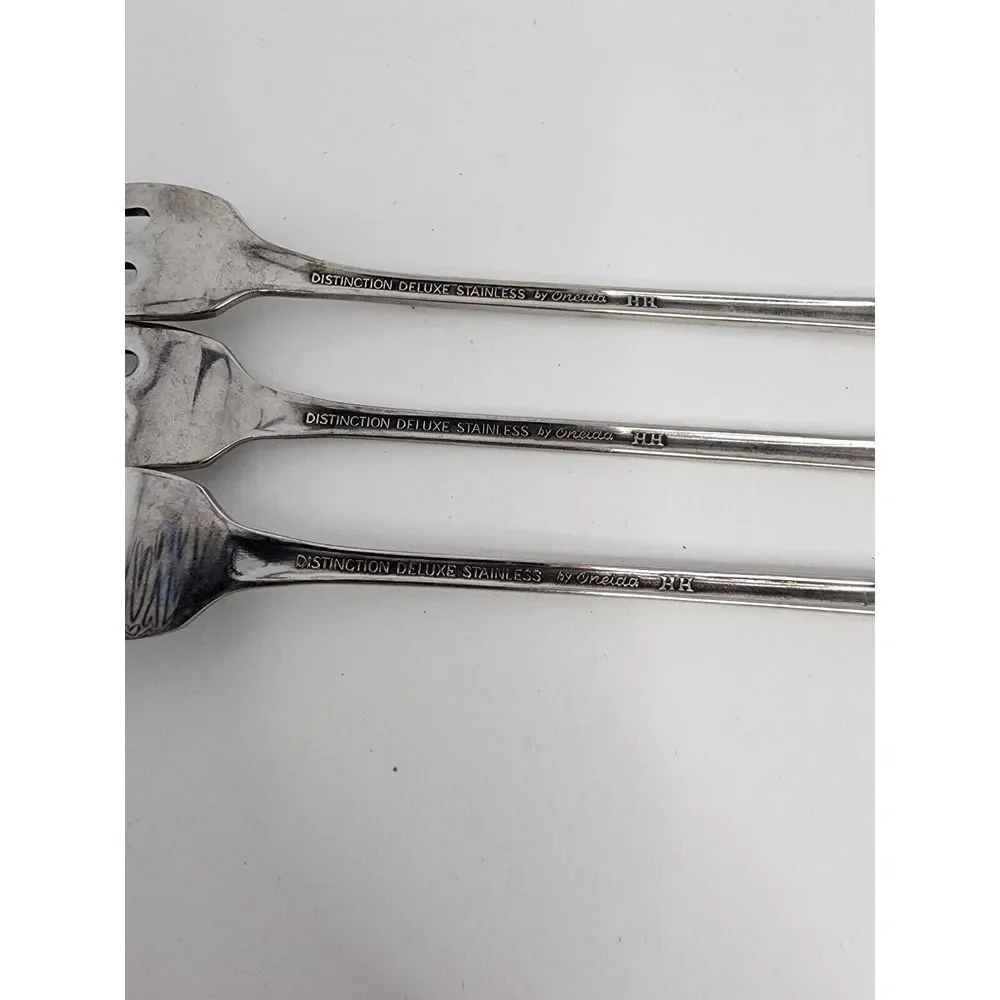 Oneida Kennett Square Distinction Deluxe HH Stainless - 3 Cocktail‎ Forks